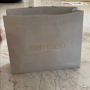 Jimmy choo shopping bag